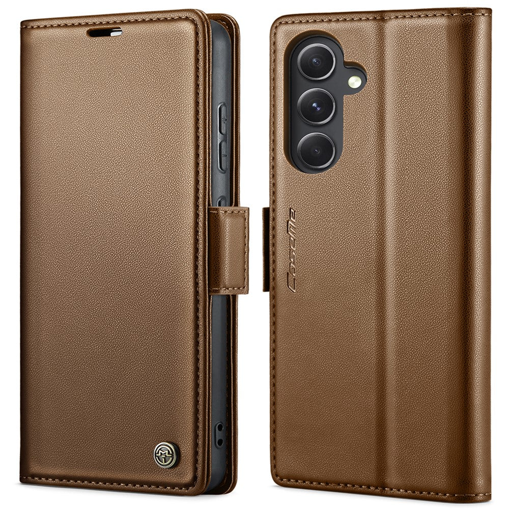 Galaxy S23 FE Glänzende Wallet-Hülle – RFID-Schutz & Ständer