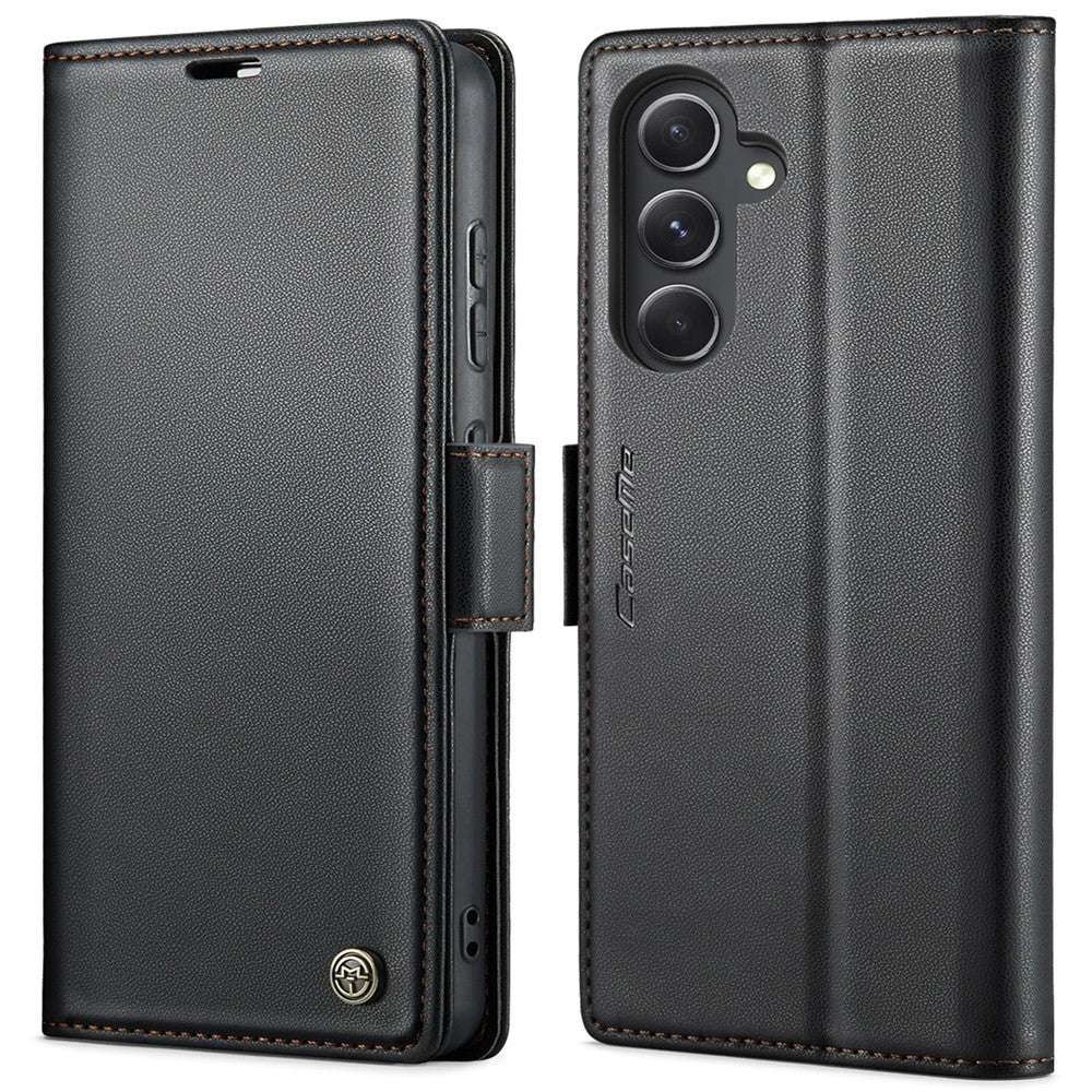 Galaxy S23 FE Glänzende Wallet-Hülle – RFID-Schutz & Ständer