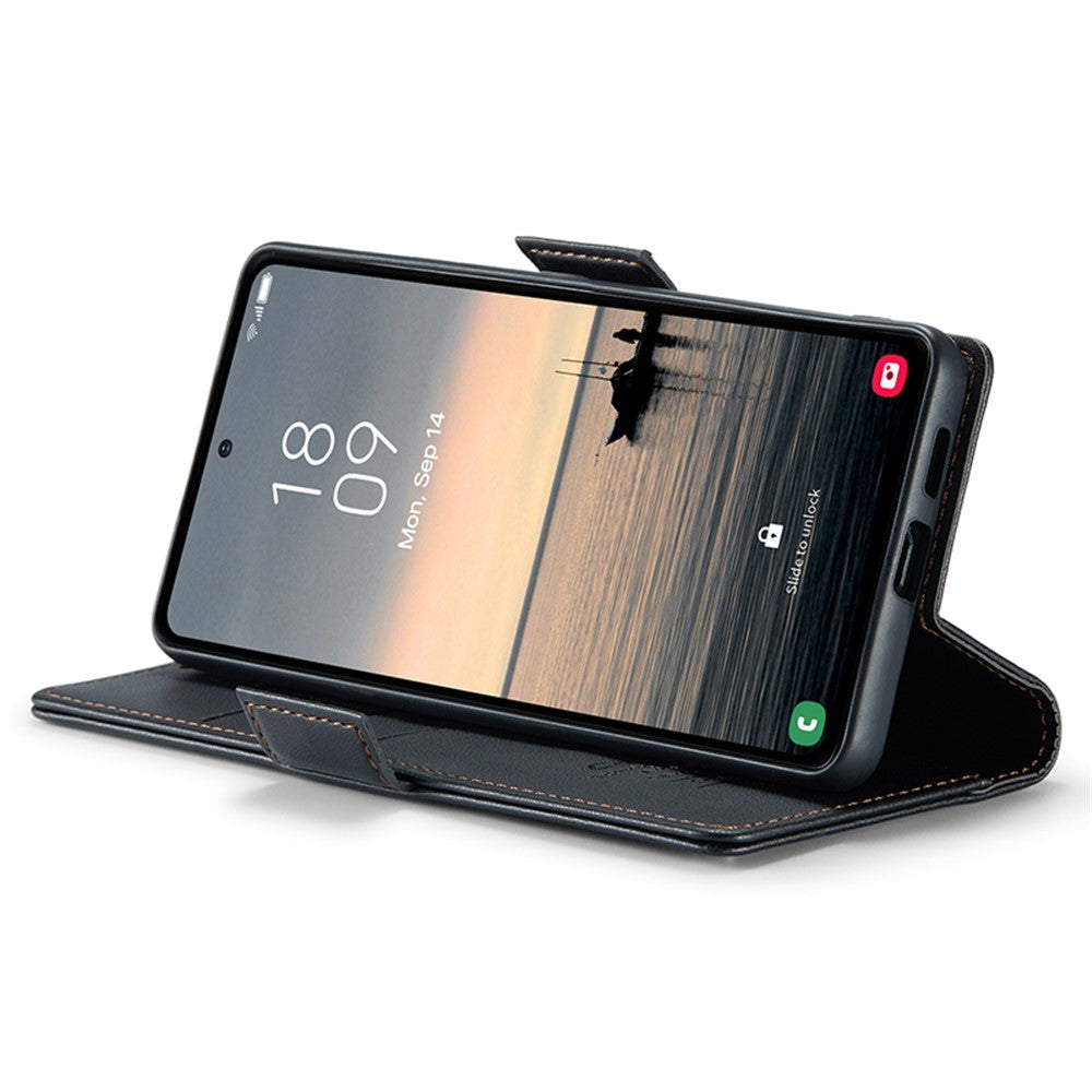 Galaxy S23 FE Glänzende Wallet-Hülle – RFID-Schutz & Ständer