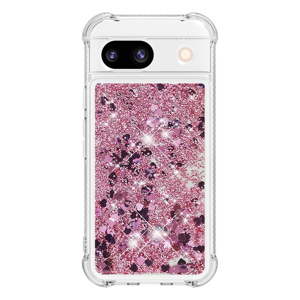 Pixel 8a Glitzer-Hülle – Stoßfest & mit Treibsand