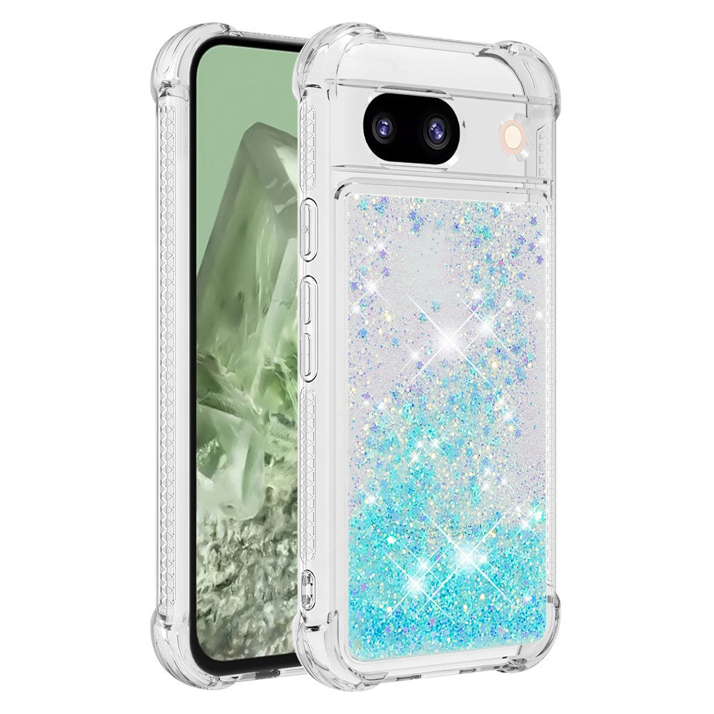 Pixel 8a Glitzer-Hülle – Stoßfest & mit Treibsand