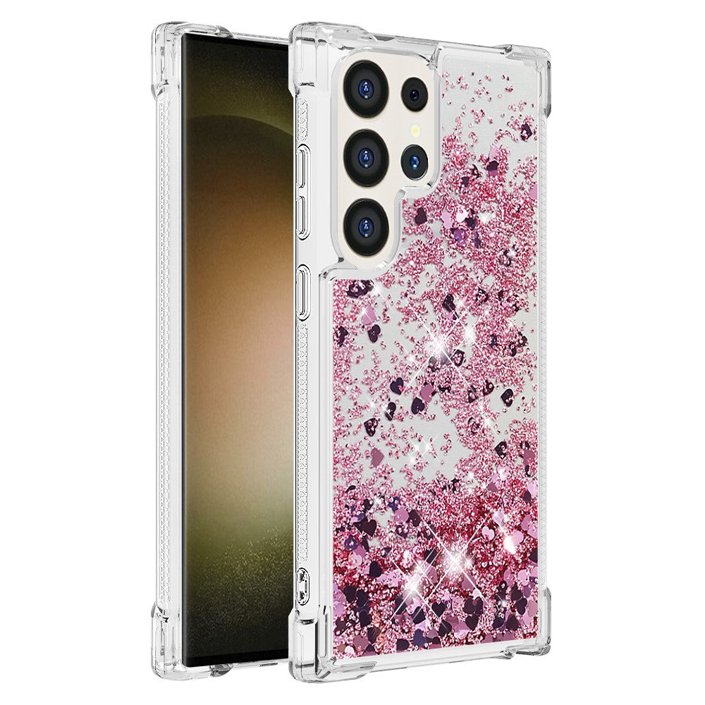 Galaxy S24 Ultra Glitzer-Hülle – Stoßfest & mit Treibsand