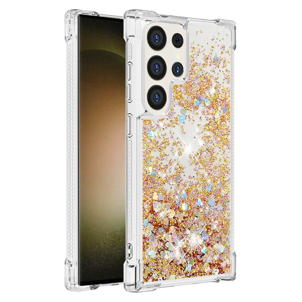 Galaxy S24 Ultra Glitzer-Hülle – Stoßfest & mit Treibsand
