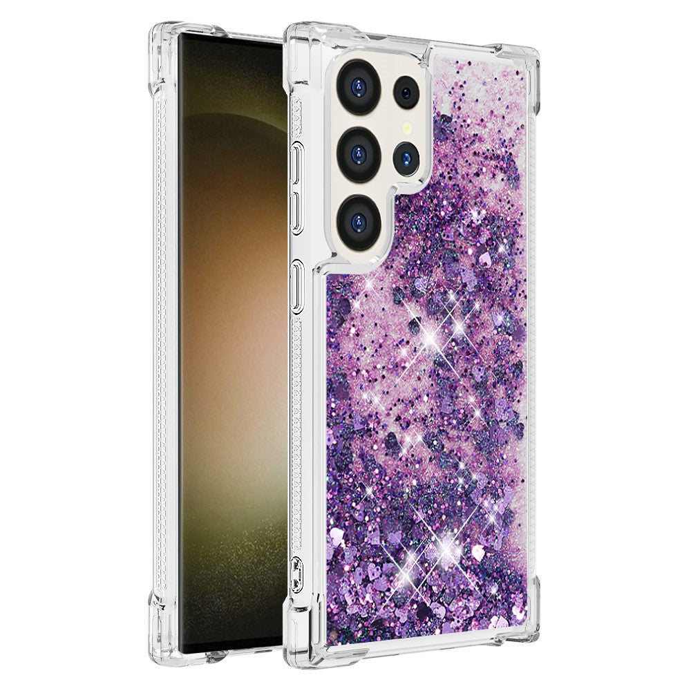 Galaxy S24 Ultra Glitzer-Hülle – Stoßfest & mit Treibsand