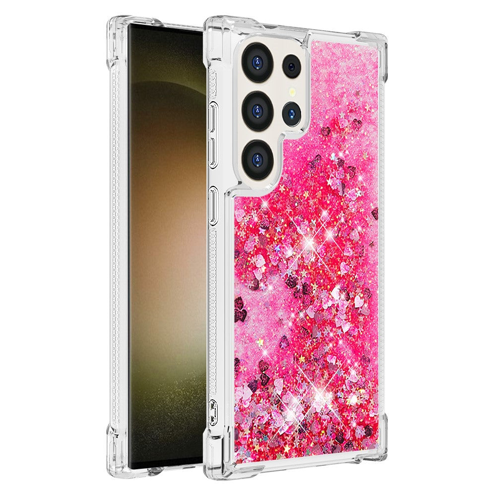 Galaxy S24 Ultra Glitzer-Hülle – Stoßfest & mit Treibsand