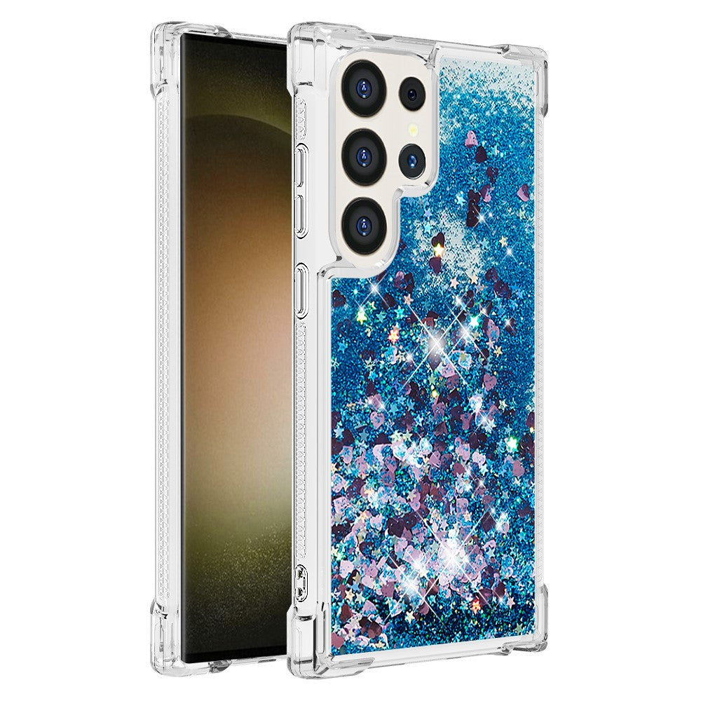 Galaxy S24 Ultra Glitzer-Hülle – Stoßfest & mit Treibsand