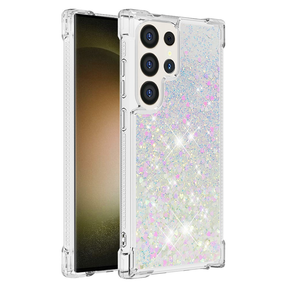 Galaxy S24 Ultra Glitzer-Hülle – Stoßfest & mit Treibsand