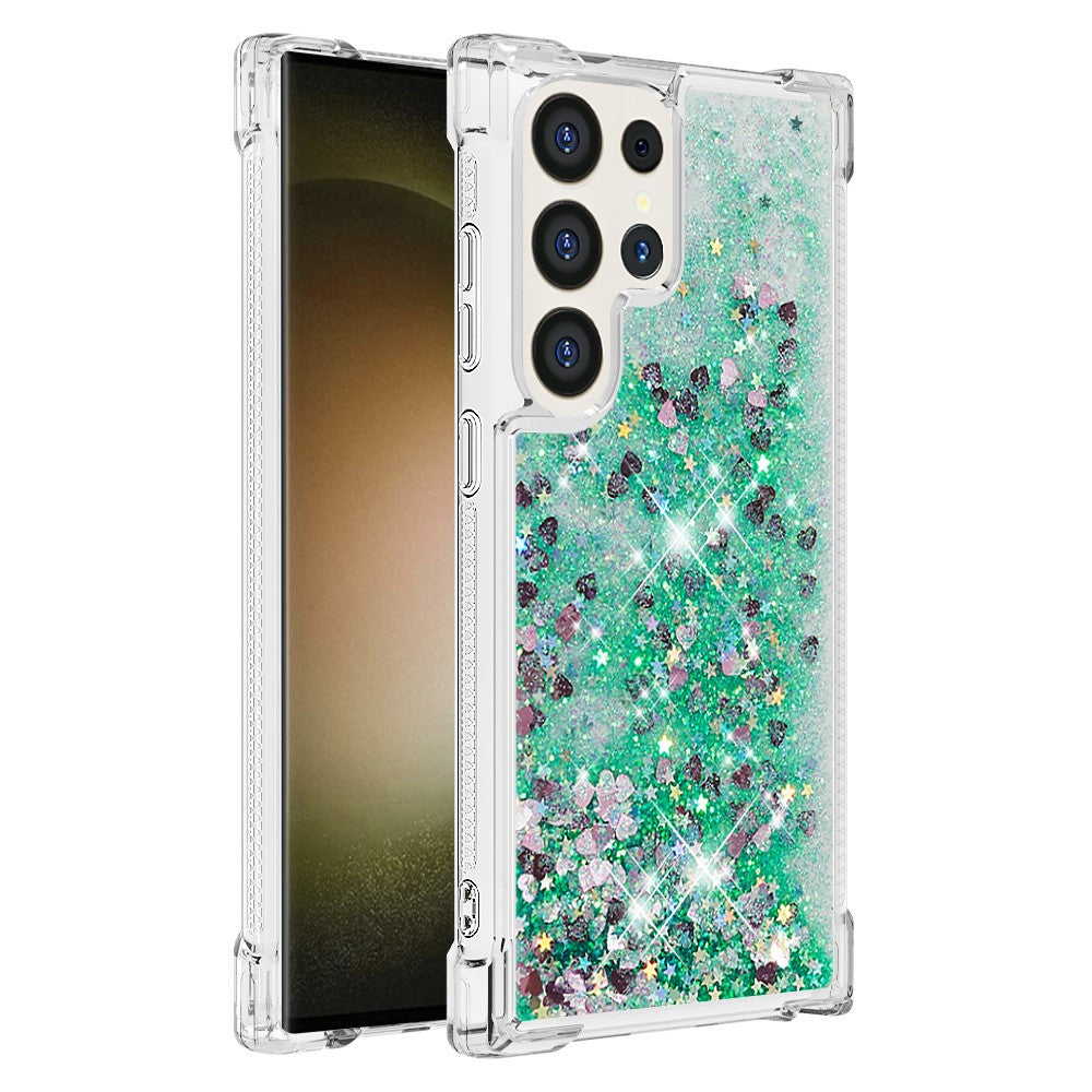 Galaxy S24 Ultra Glitzer-Hülle – Stoßfest & mit Treibsand