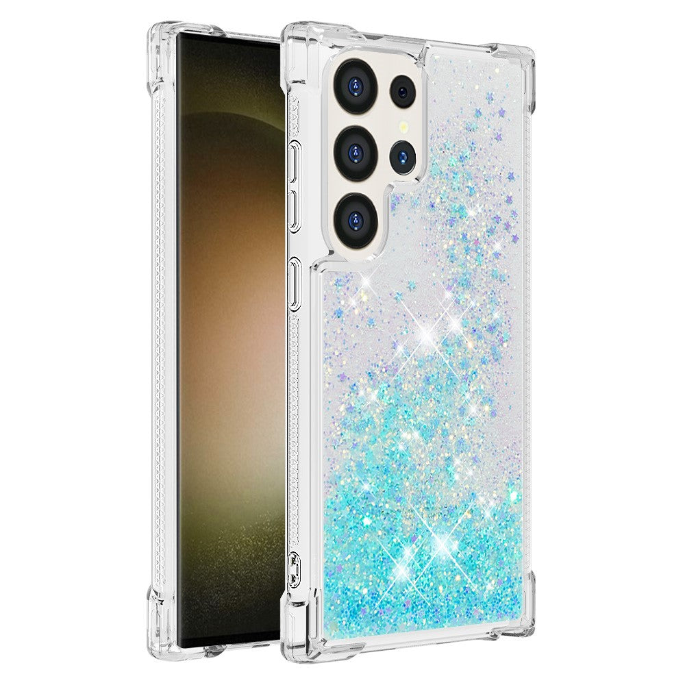 Galaxy S24 Ultra Glitzer-Hülle – Stoßfest & mit Treibsand
