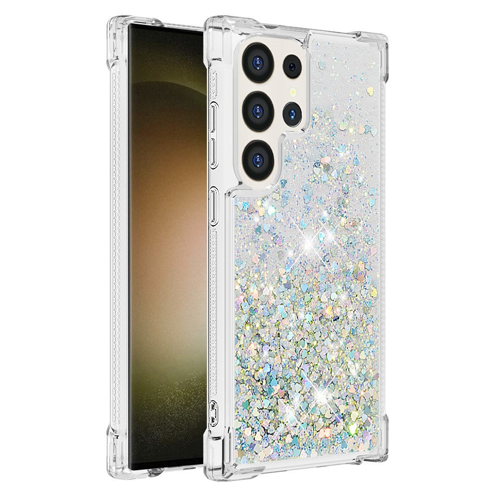 Galaxy S24 Ultra Glitzer-Hülle – Stoßfest & mit Treibsand