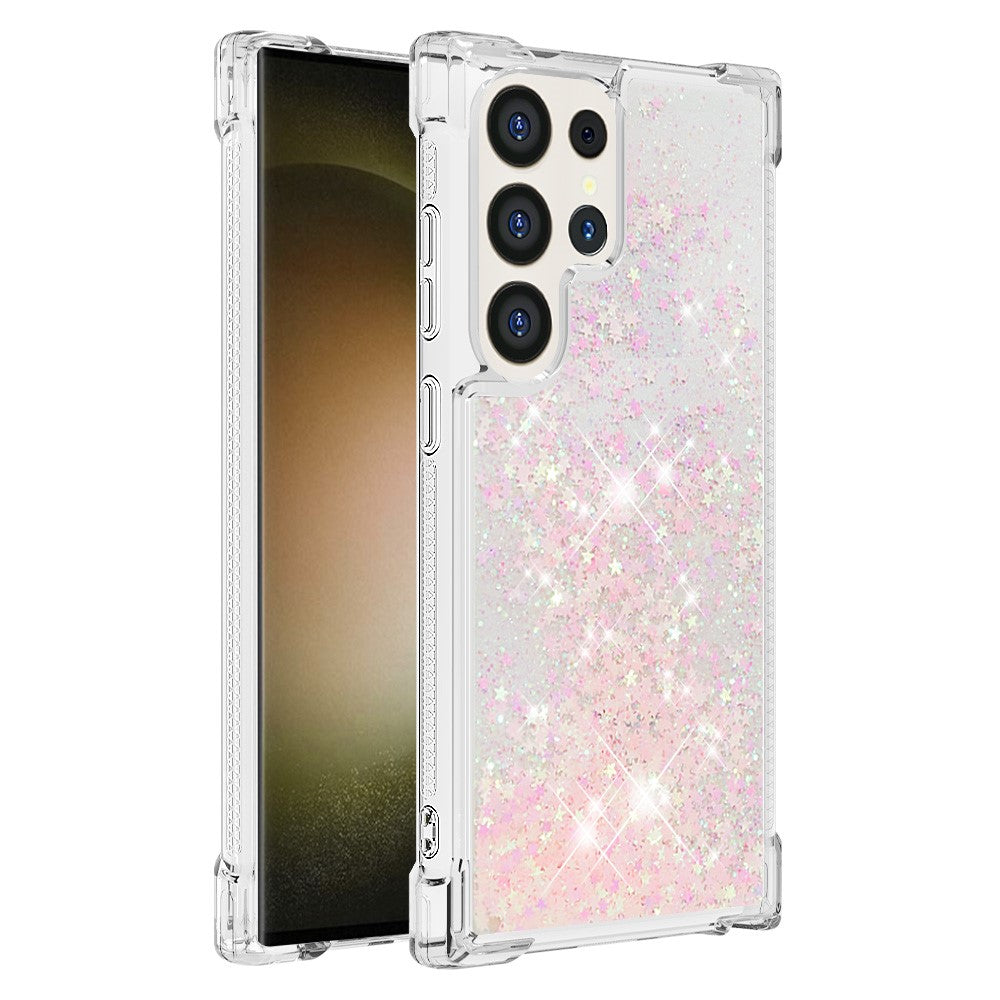 Galaxy S24 Ultra Glitzer-Hülle – Stoßfest & mit Treibsand