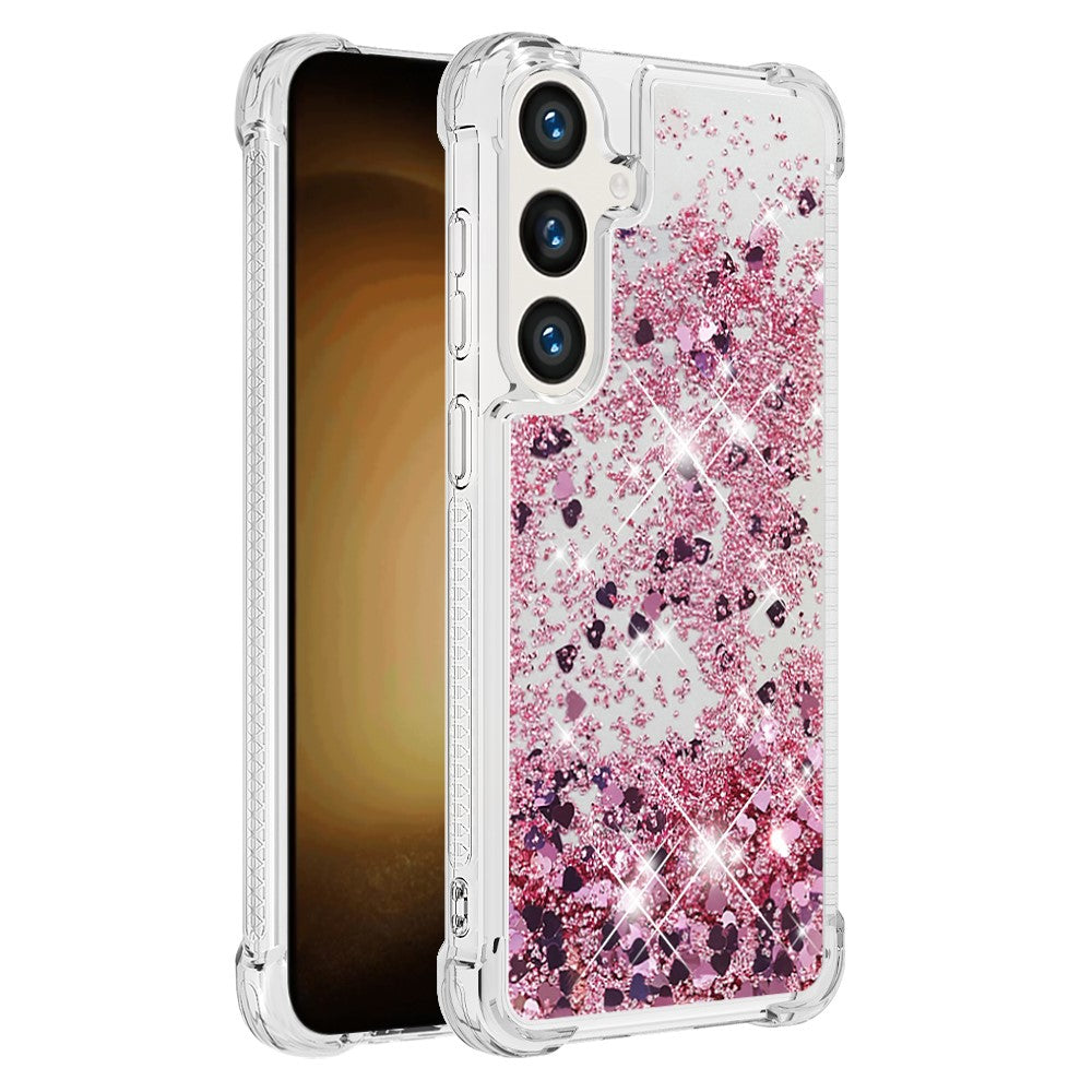 Galaxy S24 Plus Glitzer-Hülle – Stoßfest & mit Treibsand