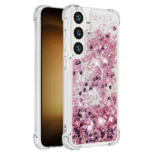 Galaxy S24 Plus Glitzer-Hülle – Stoßfest & mit Treibsand