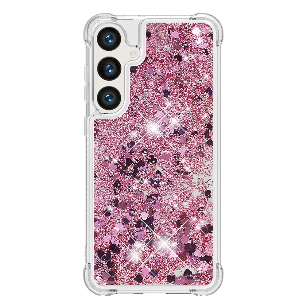 Galaxy S24 Plus Glitzer-Hülle – Stoßfest & mit Treibsand