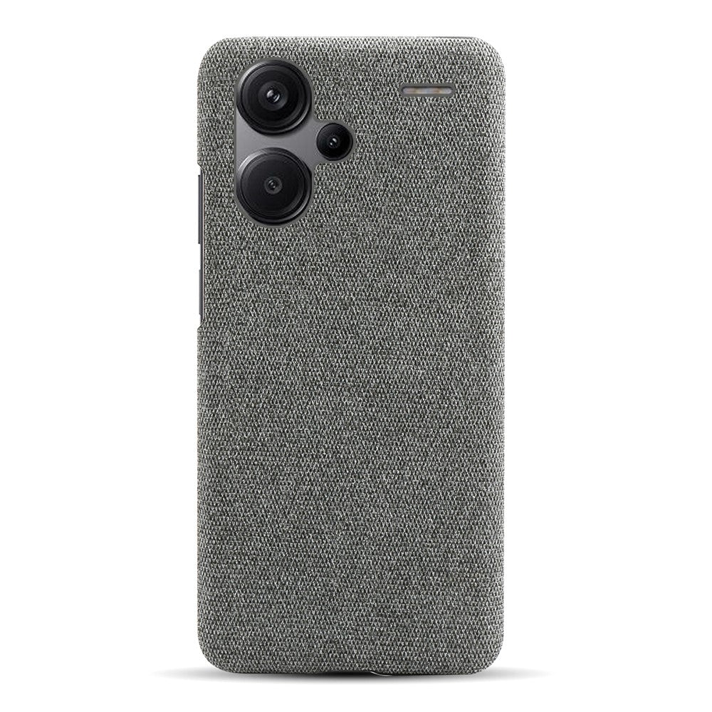 For Xiaomi Redmi Note 13 Pro+ 5G Slim-fit Case Smartphone Cover Shockproof Cloth+PC Phone Shell