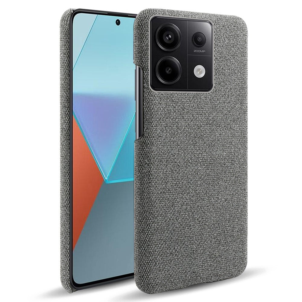 For Xiaomi Redmi Note 13 Pro 5G / Poco X6 5G Case Shockproof Phone Cover Cloth+PC Mobile Phone Shell