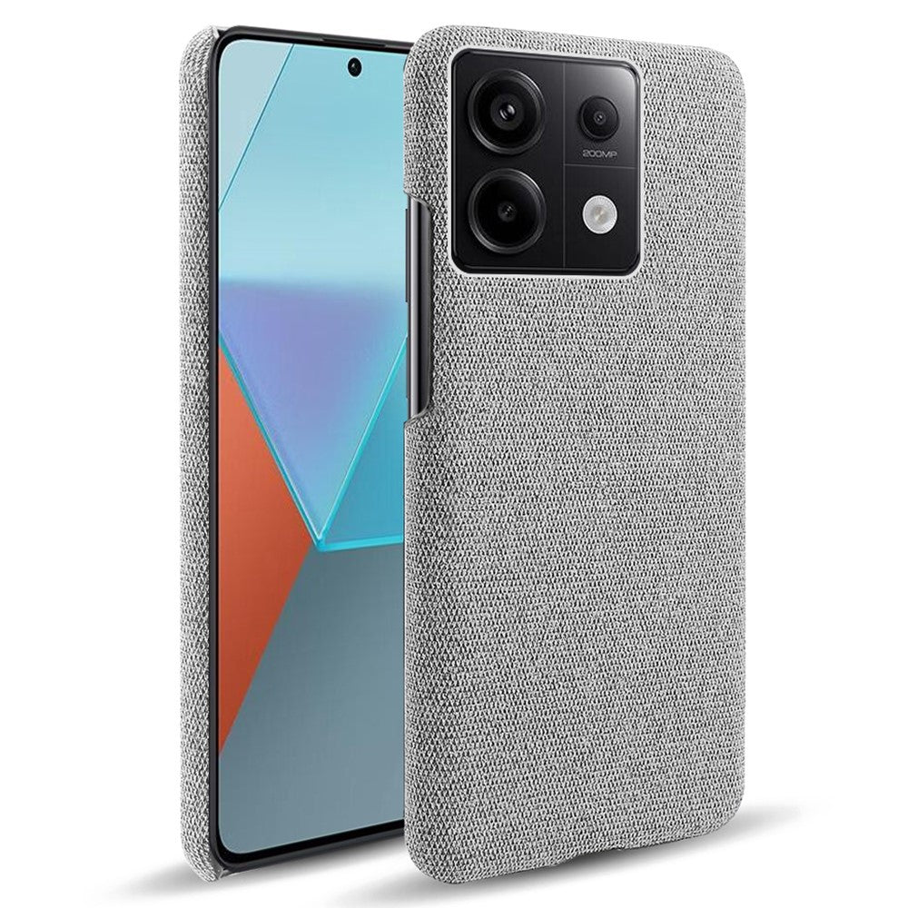 For Xiaomi Redmi Note 13 Pro 5G / Poco X6 5G Case Shockproof Phone Cover Cloth+PC Mobile Phone Shell