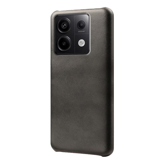 For Xiaomi Redmi Note 13 Pro 5G / Poco X6 5G Case Calf Texture Anti-Scratch PU+PC Phone Shell