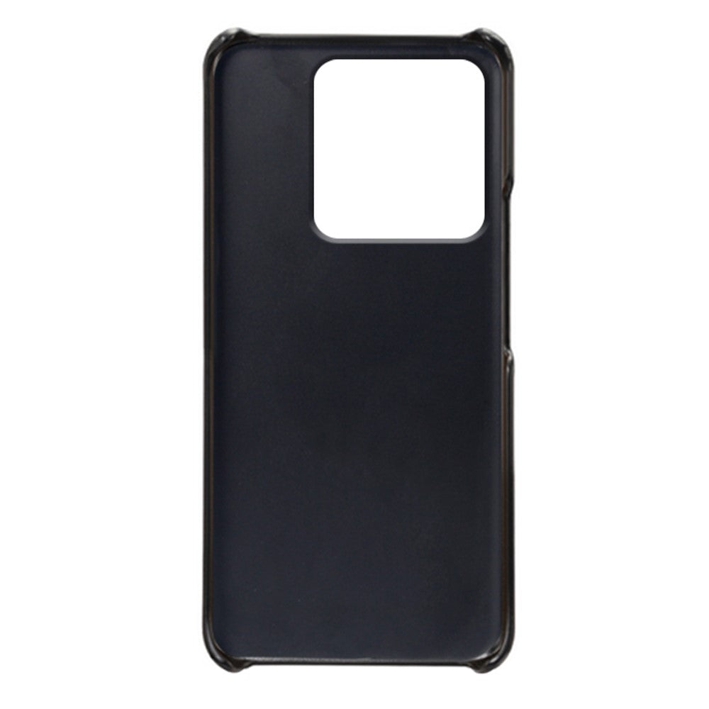For Xiaomi Redmi Note 13 Pro 5G / Poco X6 5G Case Calf Texture Anti-Scratch PU+PC Phone Shell