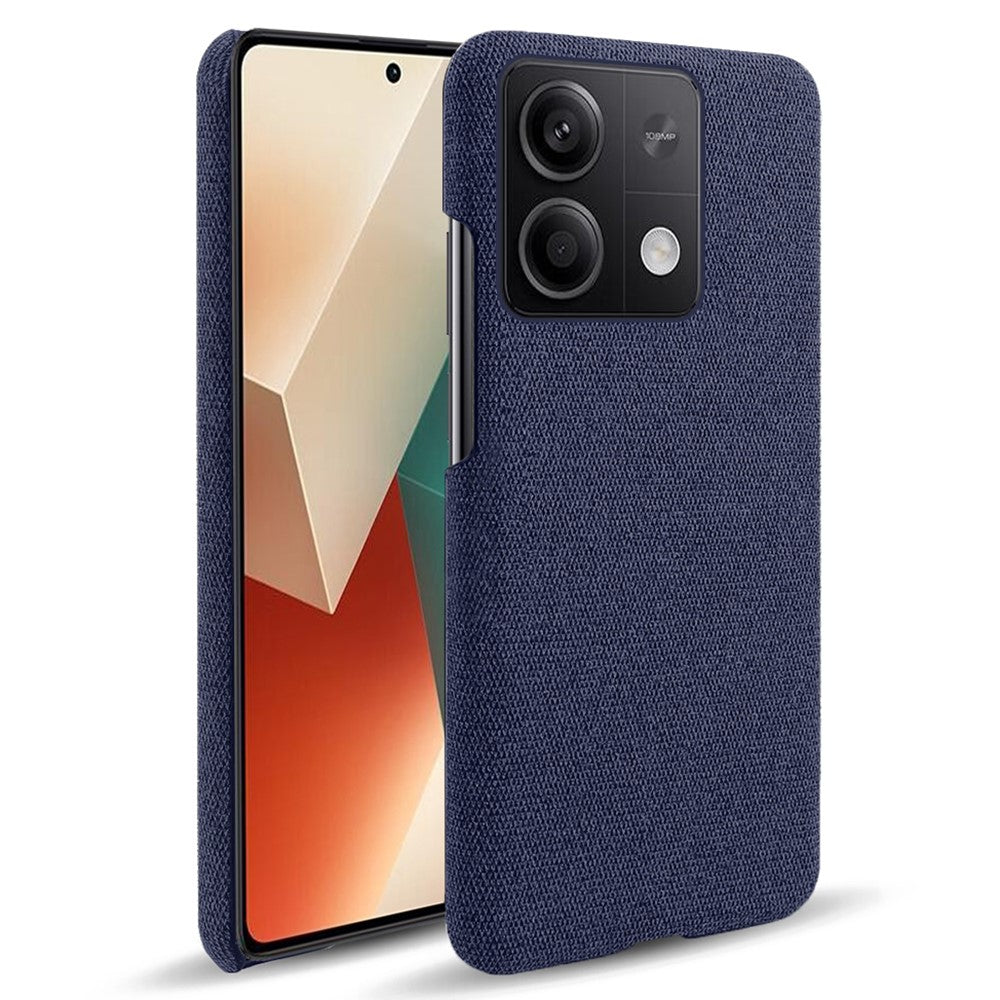 Ultra-light Phone Cover for Xiaomi Redmi Note 13 5G Case Shockproof Cloth+PC Shell