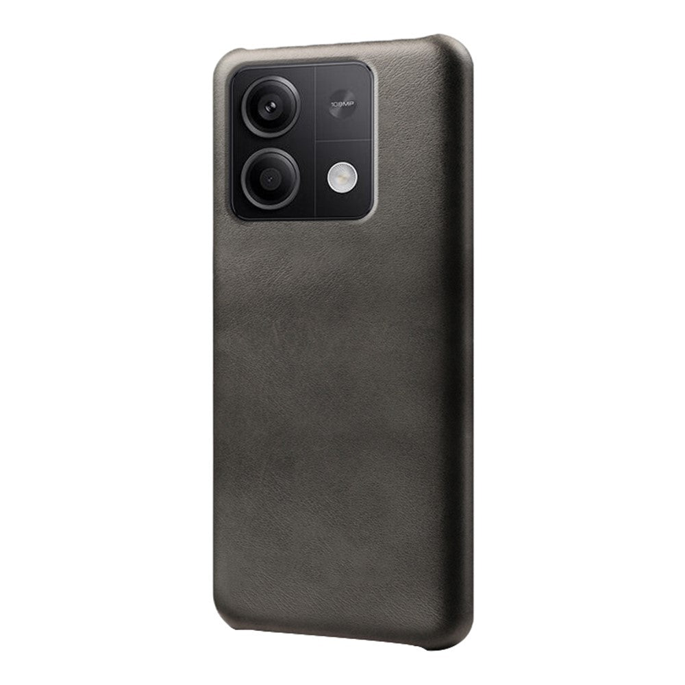 For Xiaomi Redmi Note 13 5G Case Calf Texture Anti-Drop PU+PC Phone Shell