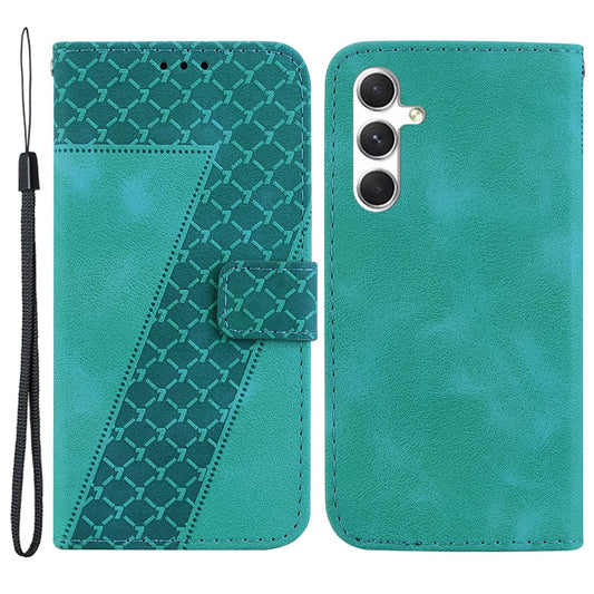 Galaxy S24 Leder-Wallet-Hülle – Mit Prägung & Ständer