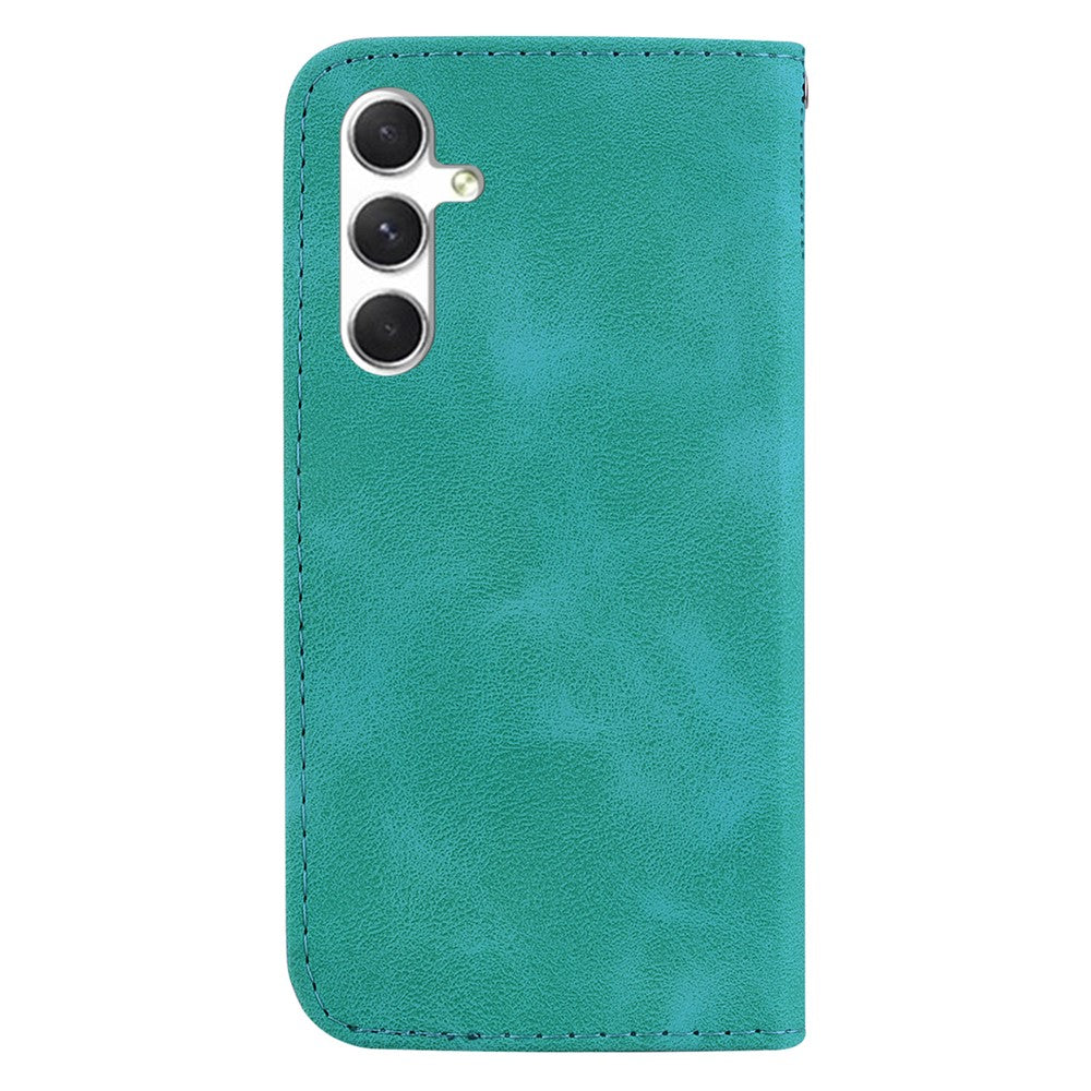 Galaxy S24 Leder-Wallet-Hülle – Mit Prägung & Ständer