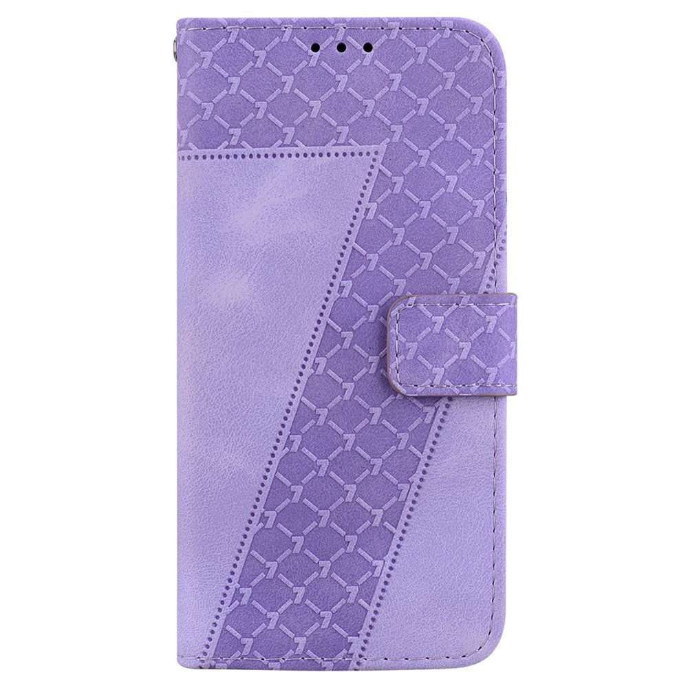 Galaxy S24 Plus Leder-Wallet-Hülle – Mit Prägung & Ständer