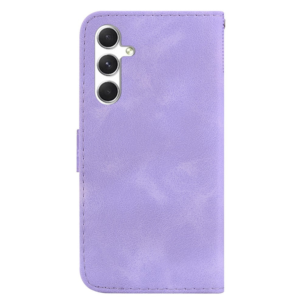 Galaxy S24 Plus Leder-Wallet-Hülle – Mit Prägung & Ständer