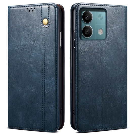 Xiaomi Redmi Note 13 5G Wallet-Handyhülle – PU-Leder Crazy Horse