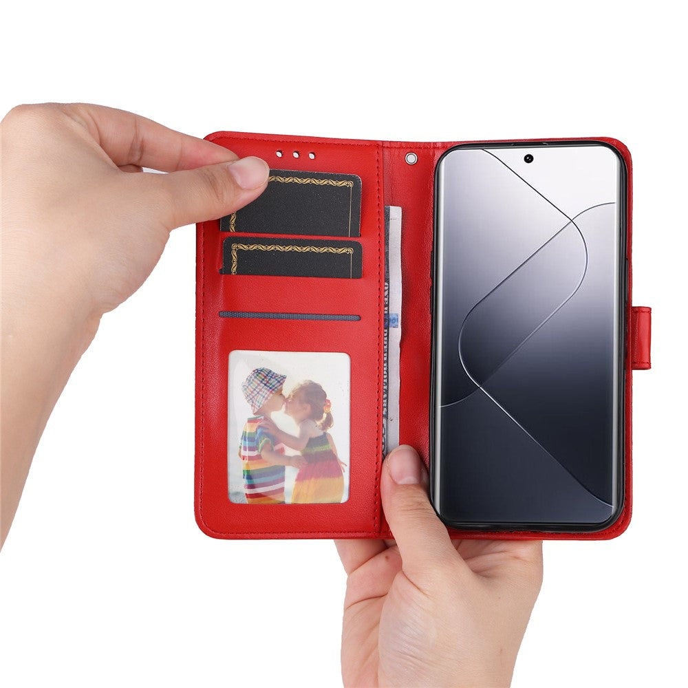 For Xiaomi 14 Pro Case PU Leather Stand Wallet Sunflower Pattern Phone Cover