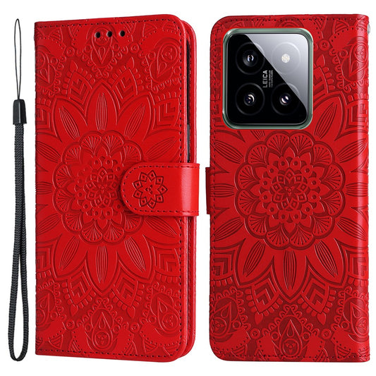 Xiaomi 14 Handyhülle – mit Standfunktion, stoßfest, PU-Leder, Smartphone-Abdeckung