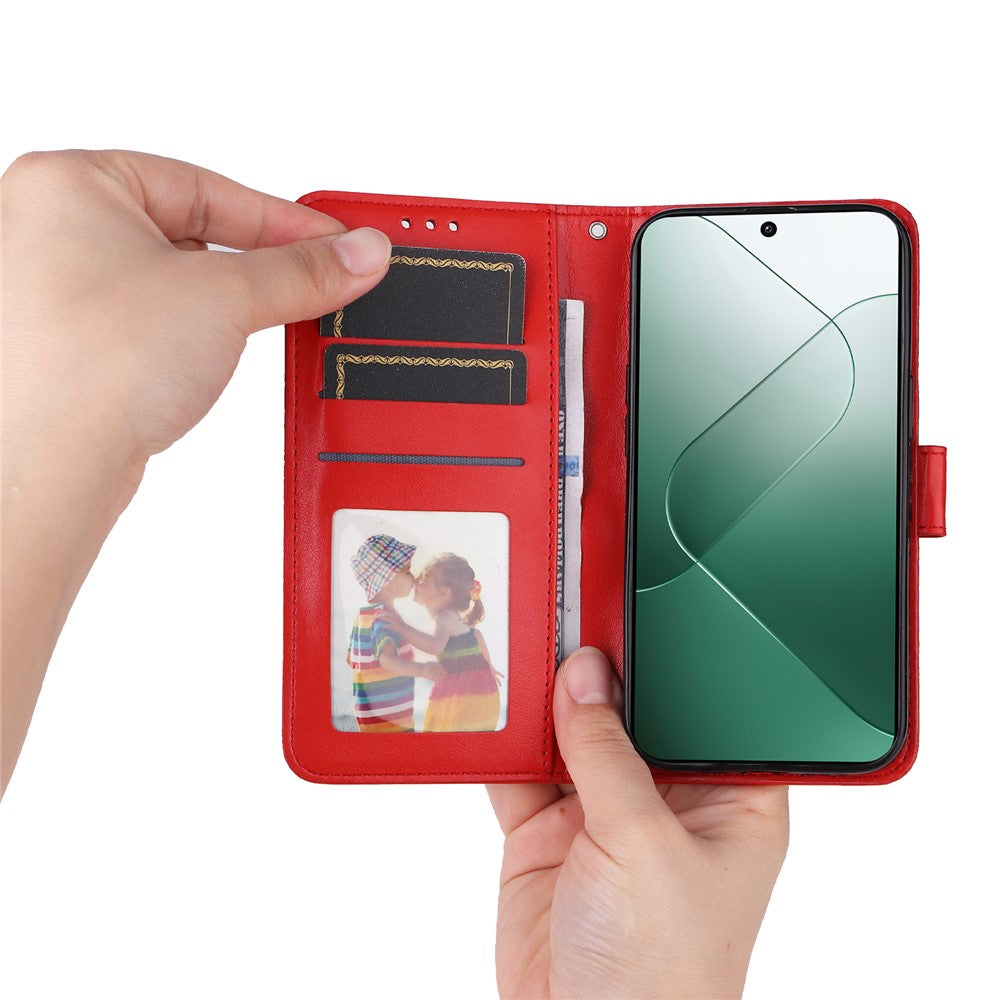 For Xiaomi 14 Case Stand Wallet Shockproof PU Leather Smartphone Cover