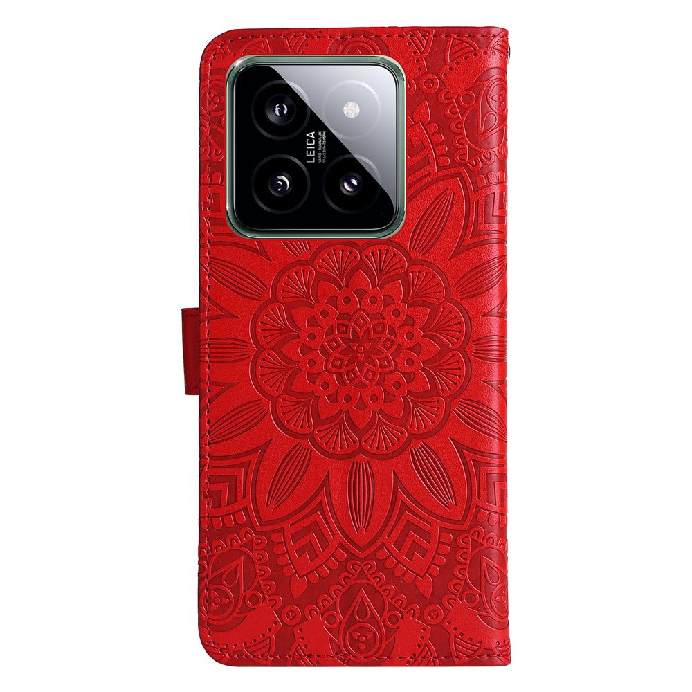 For Xiaomi 14 Case Stand Wallet Shockproof PU Leather Smartphone Cover