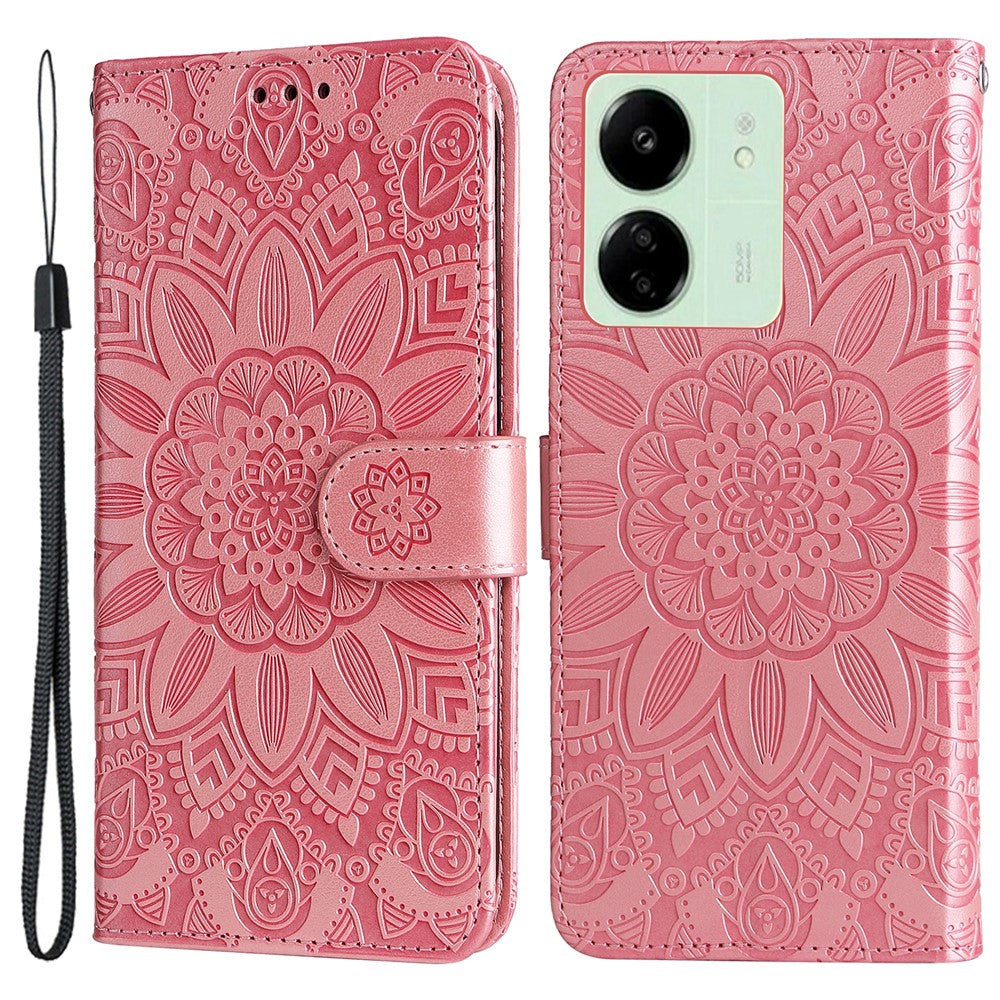 For Xiaomi Redmi 13C 4G / 5G / 13R 5G / Poco M6 5G / Poco C65 4G Phone Case Anti-Fall PU Leather Stand Wallet Cover