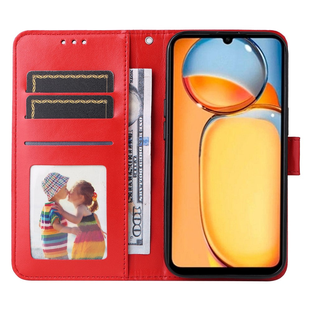 For Xiaomi Redmi 13C 4G / 5G / 13R 5G / Poco M6 5G / Poco C65 4G Phone Case Anti-Fall PU Leather Stand Wallet Cover