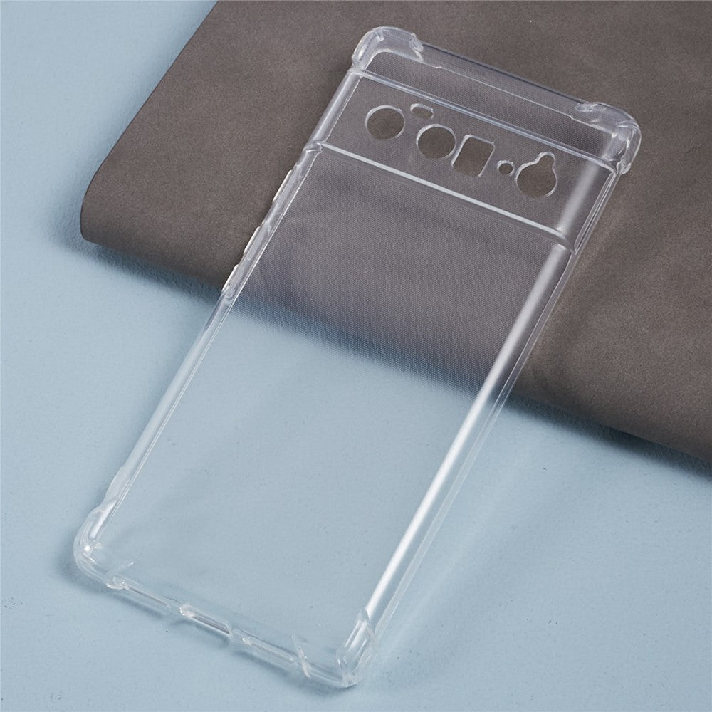Pixel 6 Pro 5G Transparent & mit verstärkten Ecken