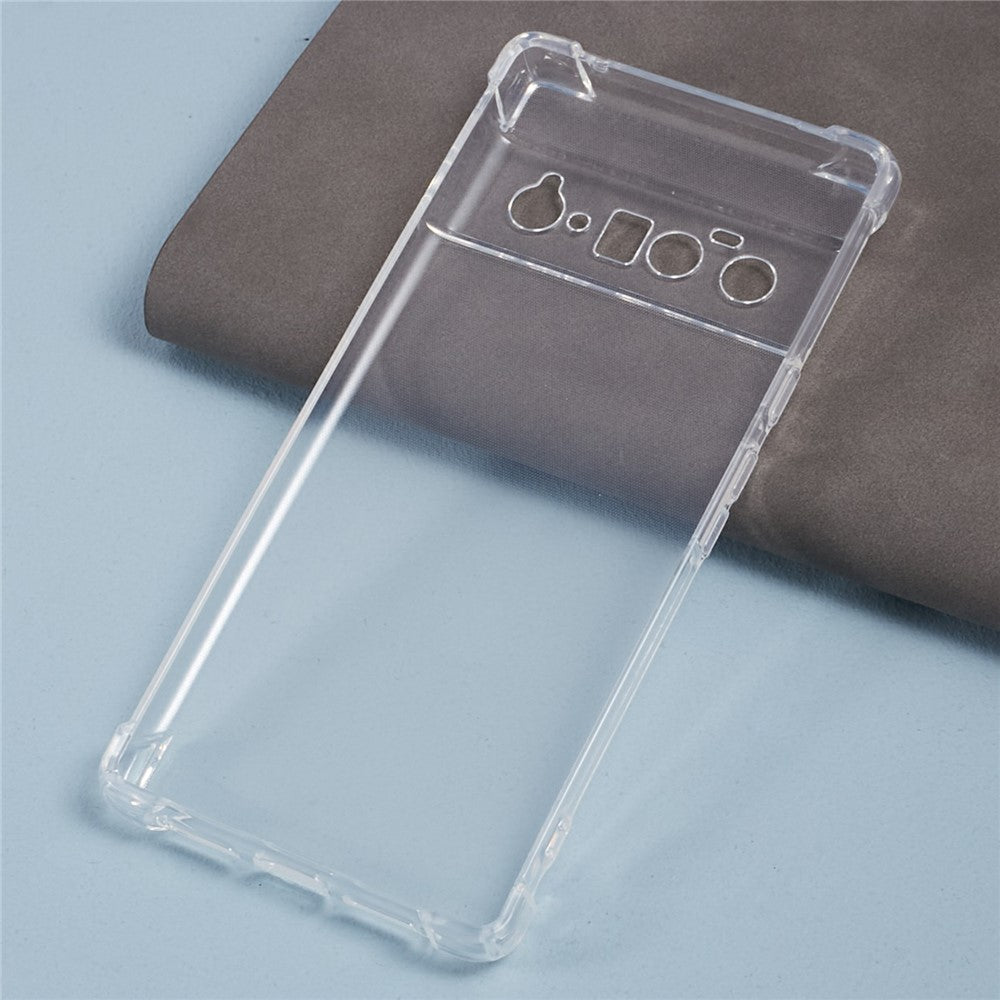 Pixel 6 Pro 5G Transparent & mit verstärkten Ecken
