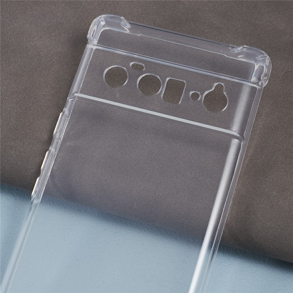 Pixel 6 Pro 5G Transparent & mit verstärkten Ecken