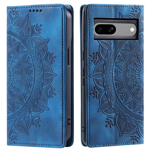 Pixel 8a Wallet-Hülle – Mit Magnetverschluss & Muster aufgedruckt