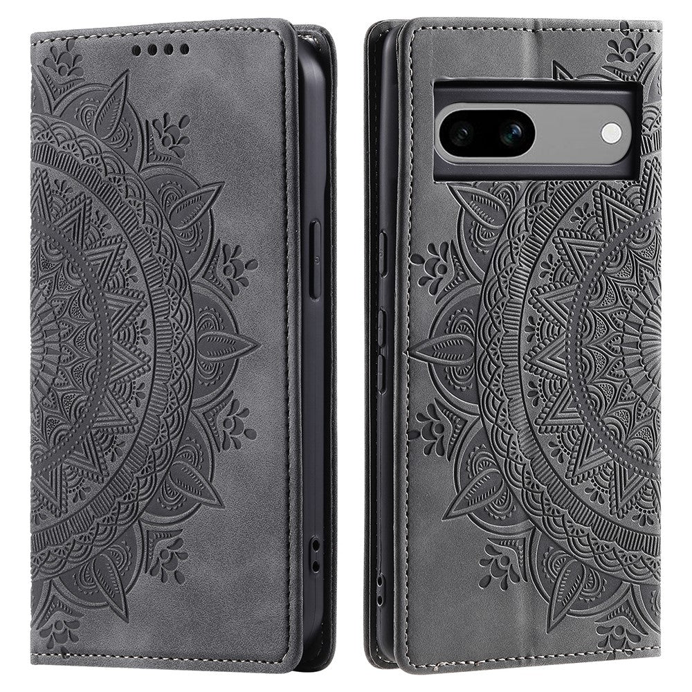 Pixel 8a Wallet-Hülle – Mit Magnetverschluss & Muster aufgedruckt