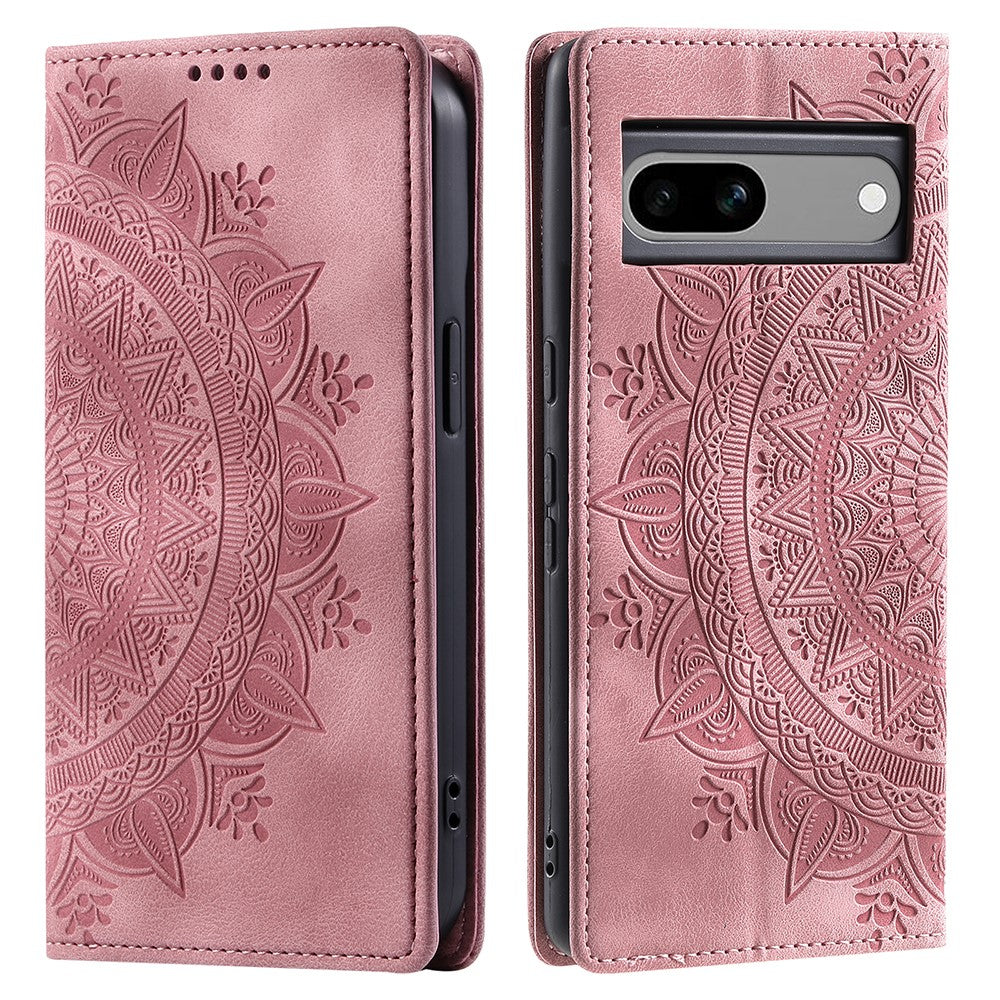 Pixel 8a Wallet-Hülle – Mit Magnetverschluss & Muster aufgedruckt
