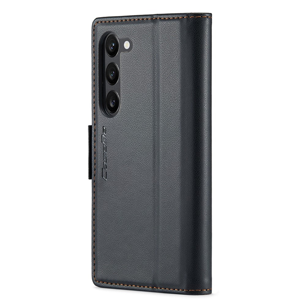 Galaxy S24 Glänzende Wallet-Hülle – RFID-Schutz & Ständer