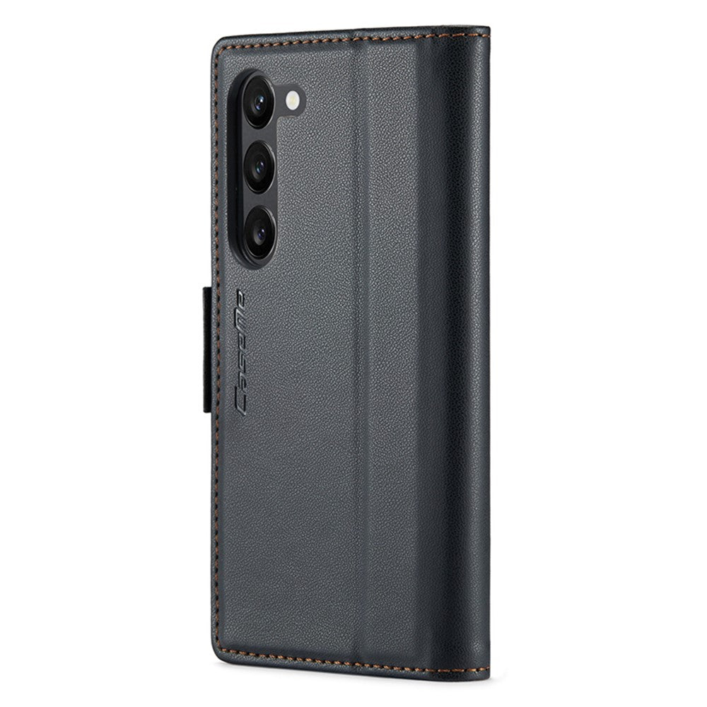 Galaxy S24 Plus Glänzende Wallet-Hülle – RFID-Schutz & Ständer