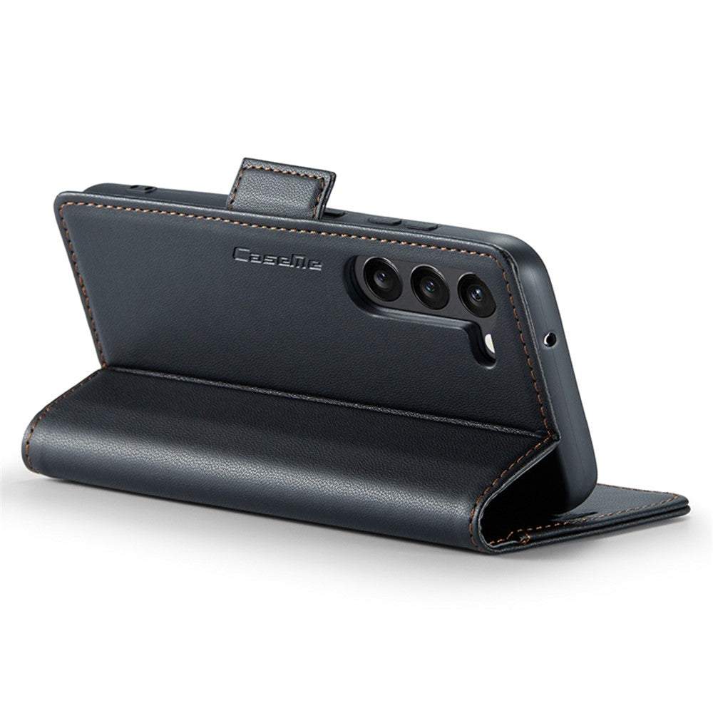 Galaxy S24 Plus Glänzende Wallet-Hülle – RFID-Schutz & Ständer