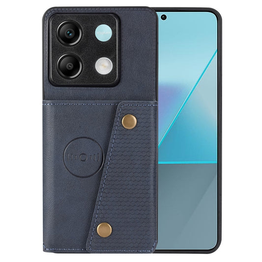 For Xiaomi Redmi Note 13 Pro 5G / Poco X6 5G Case PU Leather + TPU Phone Cover with Card Holder