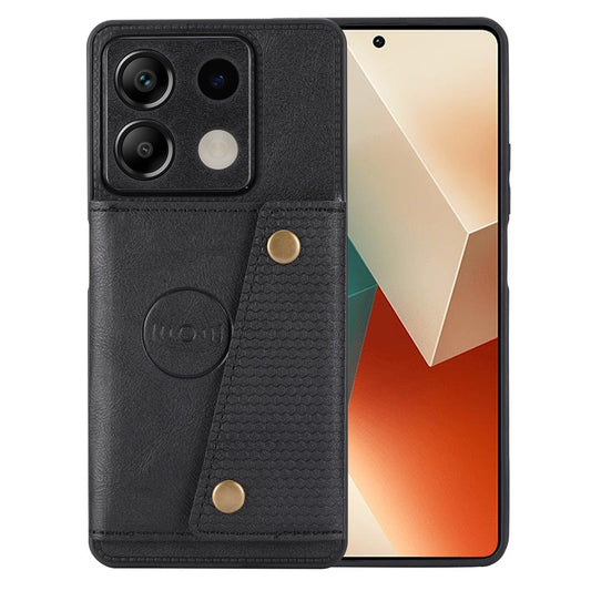 Xiaomi Redmi Note 13 5G Handyhülle – PU-Leder + TPU Anti-Fall- mit Kartenhalter