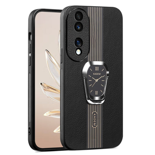 Honor 70 5G Handyhülle – KADEM Abdeckung TPU + Acryl-Telefonschale mit PU-Lederbeschichtung