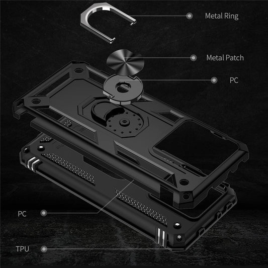 Xiaomi 13T / Xiaomi 13T Pro / Xiaomi Redmi K60 Ultra Handyhülle – 13T Pro / Redmi K60 Ultra TPU + PC Drehring Kickstand