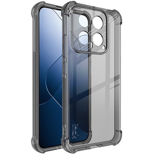 Xiaomi 14 Handyhülle – IMAK stoßfest, Airbag-Ecke, transparente TPU